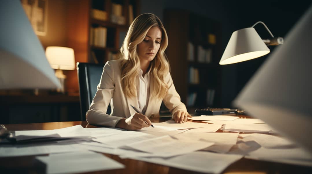 a banker calculating PEG ratios